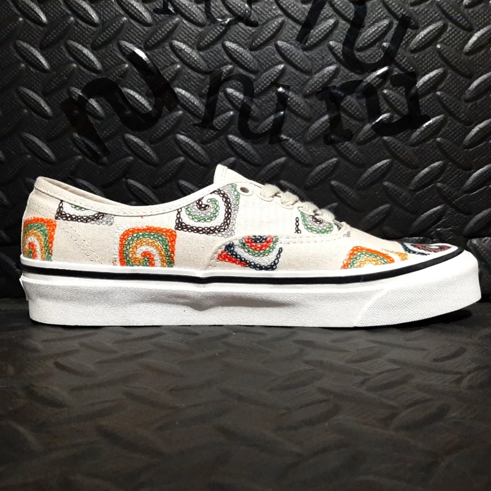 Vans Granny Check Authentic 44 DX Skate Shoes Sneakers White VN0A7Q5CWHT - Picture 6 of 11